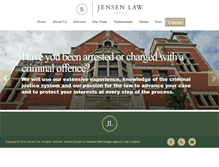 Tablet Screenshot of jensenlaw.ca