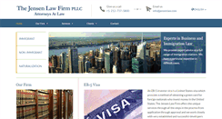 Desktop Screenshot of jensenlaw.com
