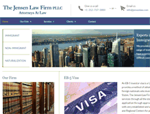 Tablet Screenshot of jensenlaw.com